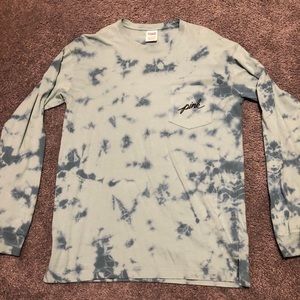 Pink Blue Tye-Dye Shirt